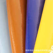 真超纤皮革1.0镜面防水漆皮褶皱鞋 面高光漆面超纤皮 革箱包鞋