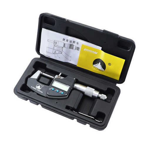 千分尺 大屏数显公英制 0-25mm外径千分尺精度0.001mm 螺旋测微器