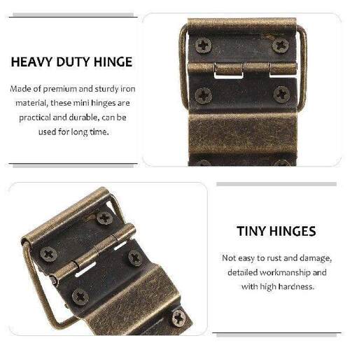 30 Pcs Wooden Box Small Iron Chain for Caskets Furniture