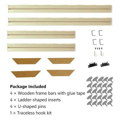 30x40 40x50 60x90cm Canvas Frame Wooden Frames Wooden Photo