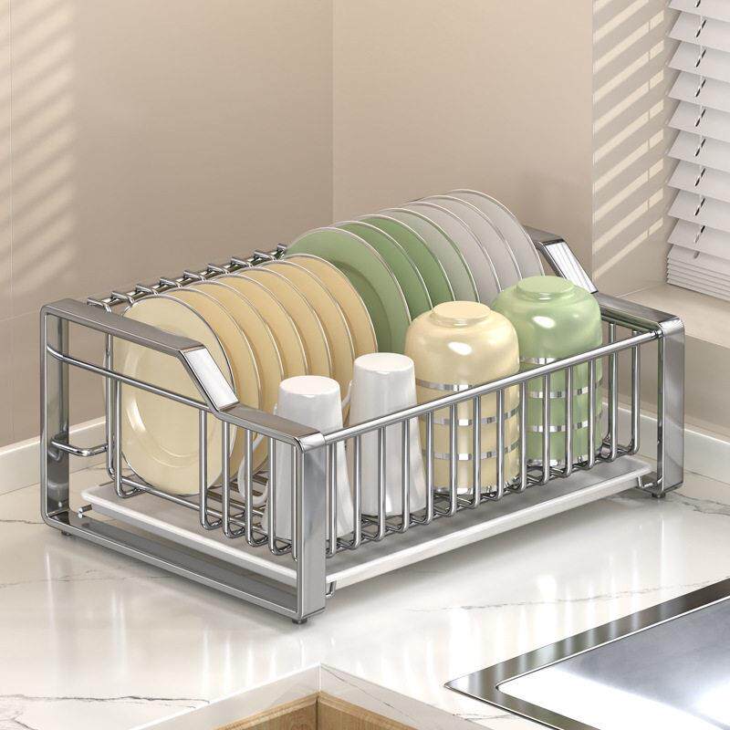 沥水碗盘架304不锈钢碗碟收纳架厨房置物架放碗筷架家用2025新款