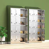 304不锈钢更衣柜浴室食品厂换衣柜无尘车间鞋 柜员工宿舍储物柜