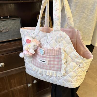 YCANCAN 韩国进口面料宠物外出包小型犬手提可爱单肩包马尔济斯AI