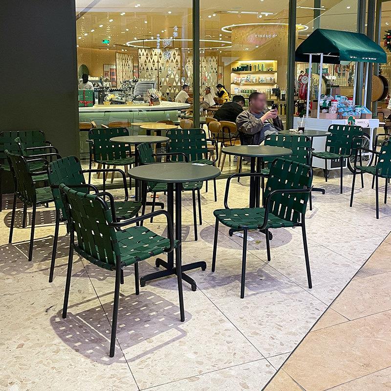 户外桌椅庭院露台餐厅花园民宿防水防晒奶茶店咖啡厅休闲外摆桌椅