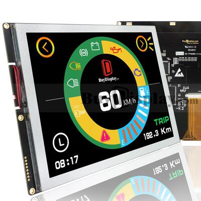 8寸800*600彩色液晶显示屏配LT7683控制板/并串口/可配触摸屏