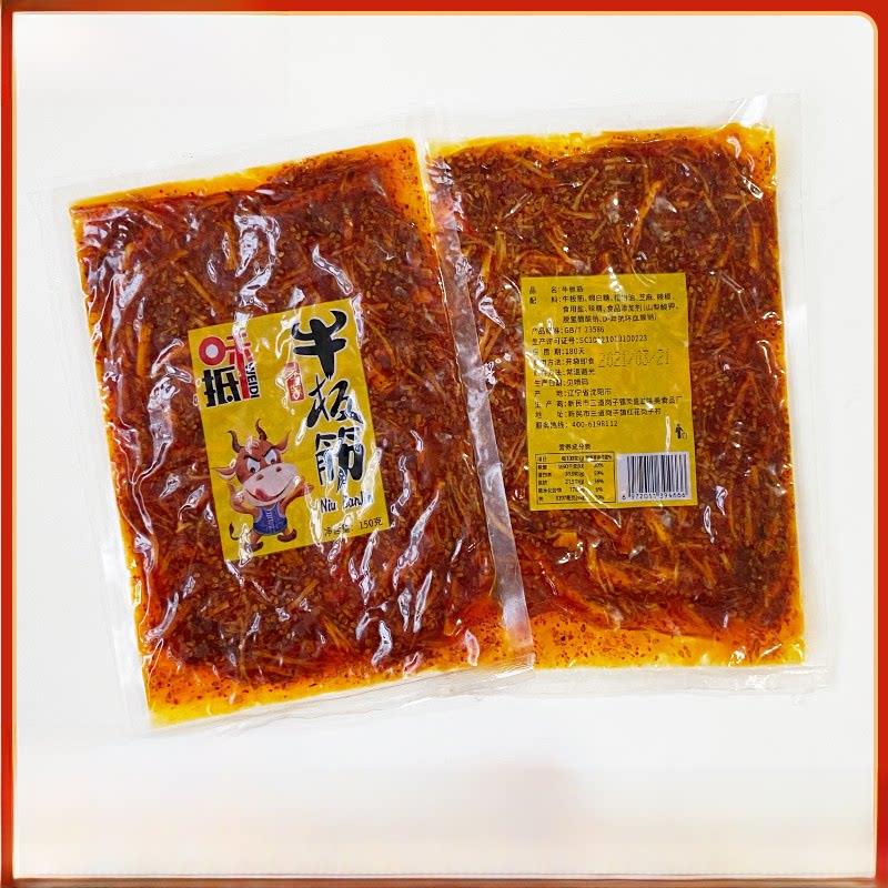 东北特色即食牛肉筋150g麻辣条小吃甜辣酱味韩式麻辣牛肉
