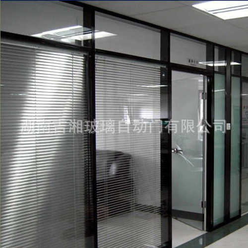 钢化玻璃隔断 办公室百叶隔断 双层钢化玻璃隔断墙 玻璃隔断定制