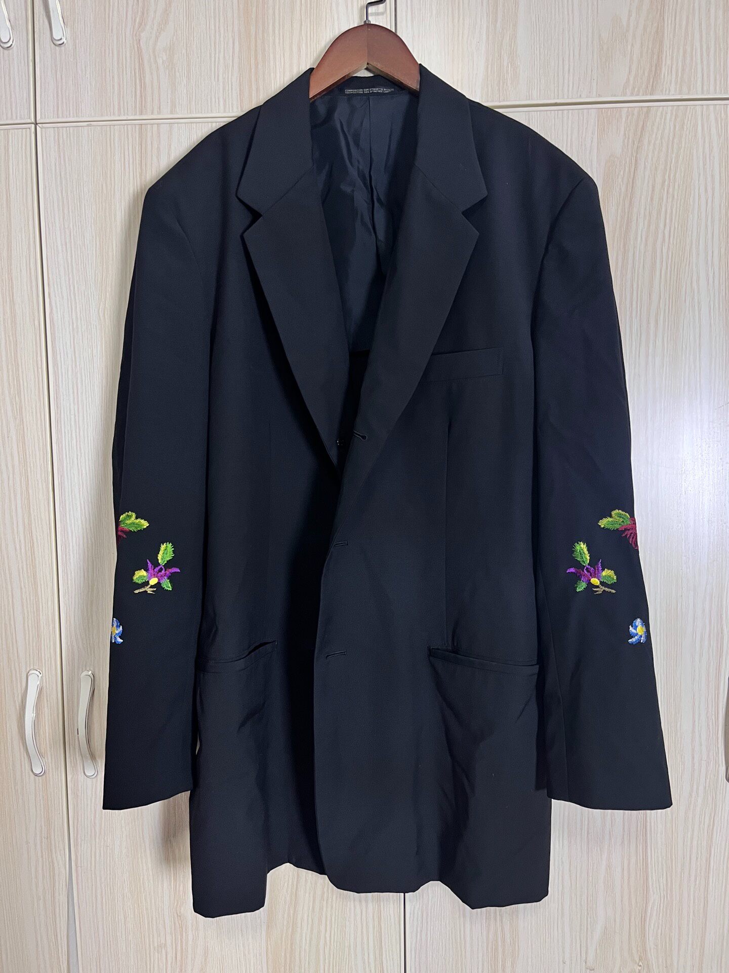 Yohji Yamamoto 93SS Floral Embroidery Blazer