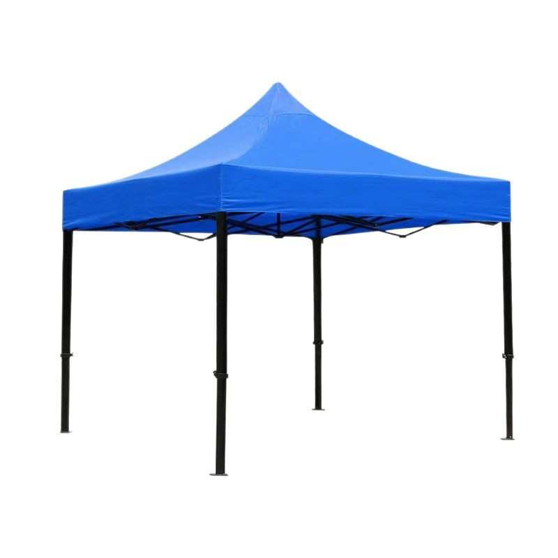 批发3*3六棱广告帐蓬摆摊遮阳帐篷加粗加厚雨棚四角折叠展销帐篷