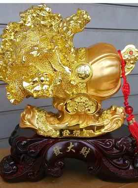 金色发大财 发横财 百财如意 树脂工艺品摆件 家居装饰开业礼品