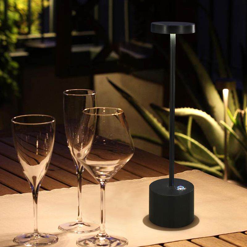 北欧酒吧筹备单LED充电吧台灯餐厅KTV清吧夜店复古工字装饰桌灯