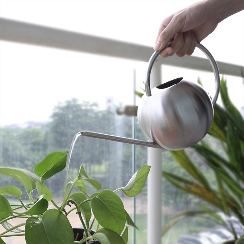 不锈钢浇花水壶室内植物洒水壶园林绿植浇水壶园艺不锈钢浇花壶