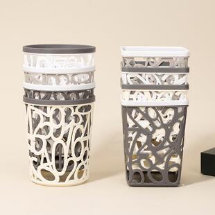 household trash simple top and for square suitable Open bin