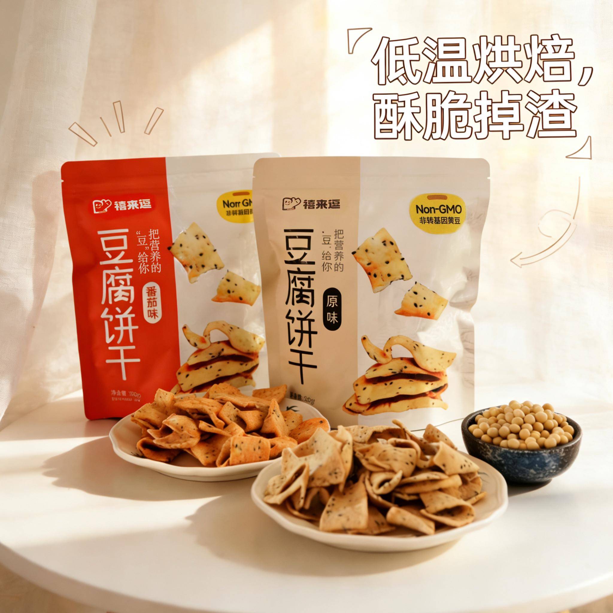 临期特卖特价禧来逗豆腐饼干香传千里办公室小零食休闲小吃食品