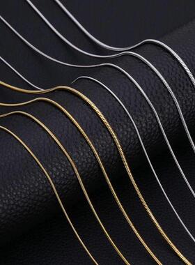 Stainless Steel Snake Chain Necklace Chains for DIY for Wome