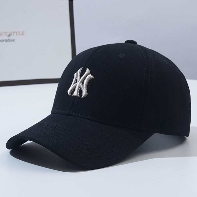 香港潮牌帽子女春夏季硬顶棒球帽显脸小时尚字母刺绣防晒鸭舌帽男