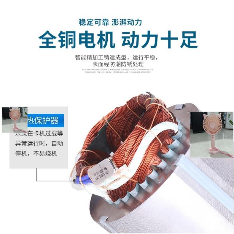 家用农用潜水磅抽水帮220v2寸清水泵污水泵吸水磅榜抽水邦棒镑