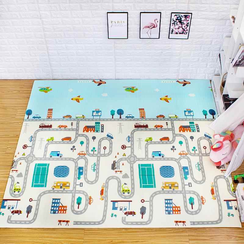 正品特卖无甲醛毒无味泡沫垫xpe可折叠垫张儿无整童爬行野垫户外