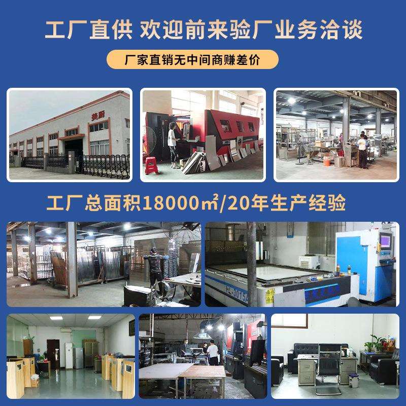 304201不锈钢餐厅厨房收纳食品柜多功能拉门碗柜不锈钢餐具食堂