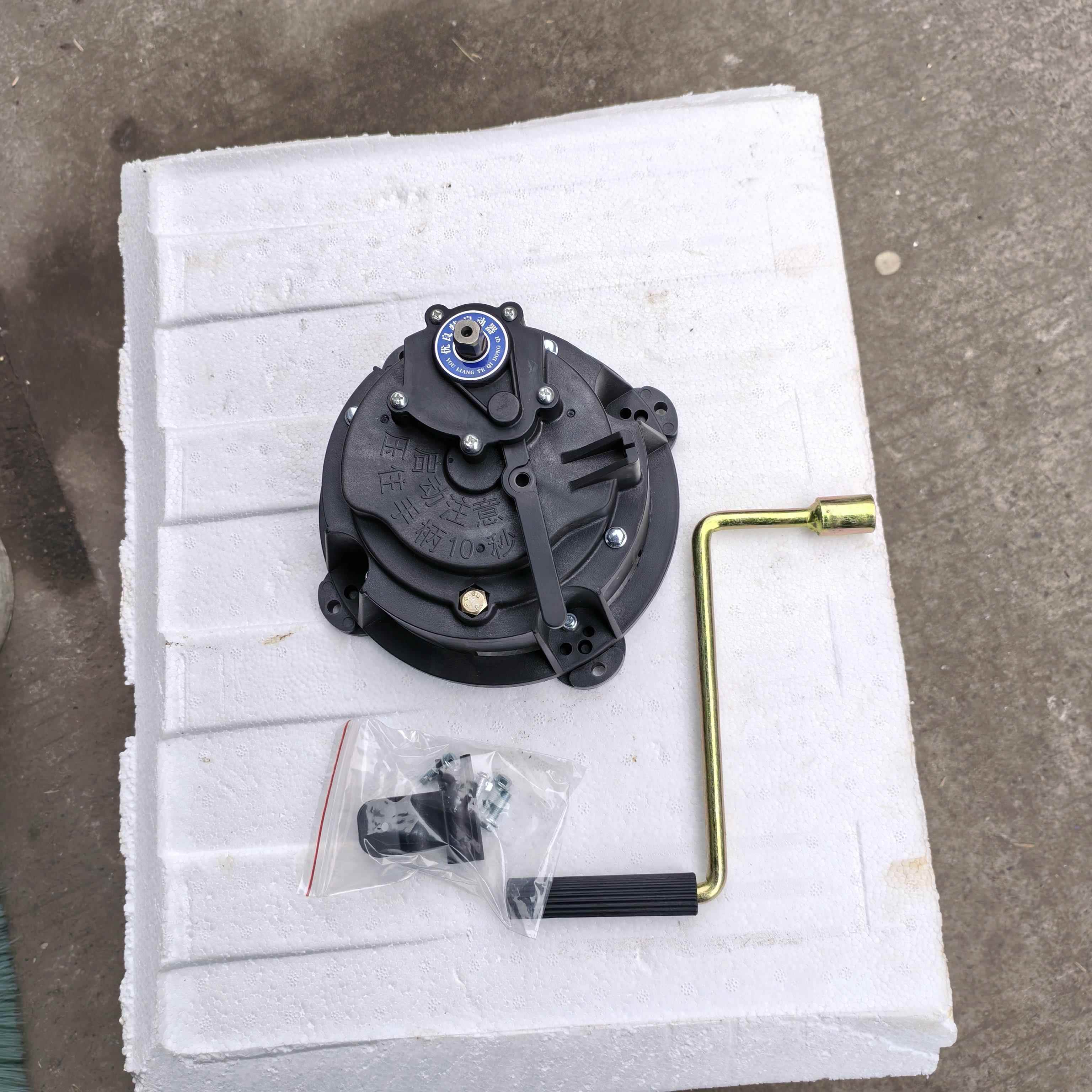 小型耕耘机手摇免拉启动器 170F178F186F风冷柴油机发电机起动器