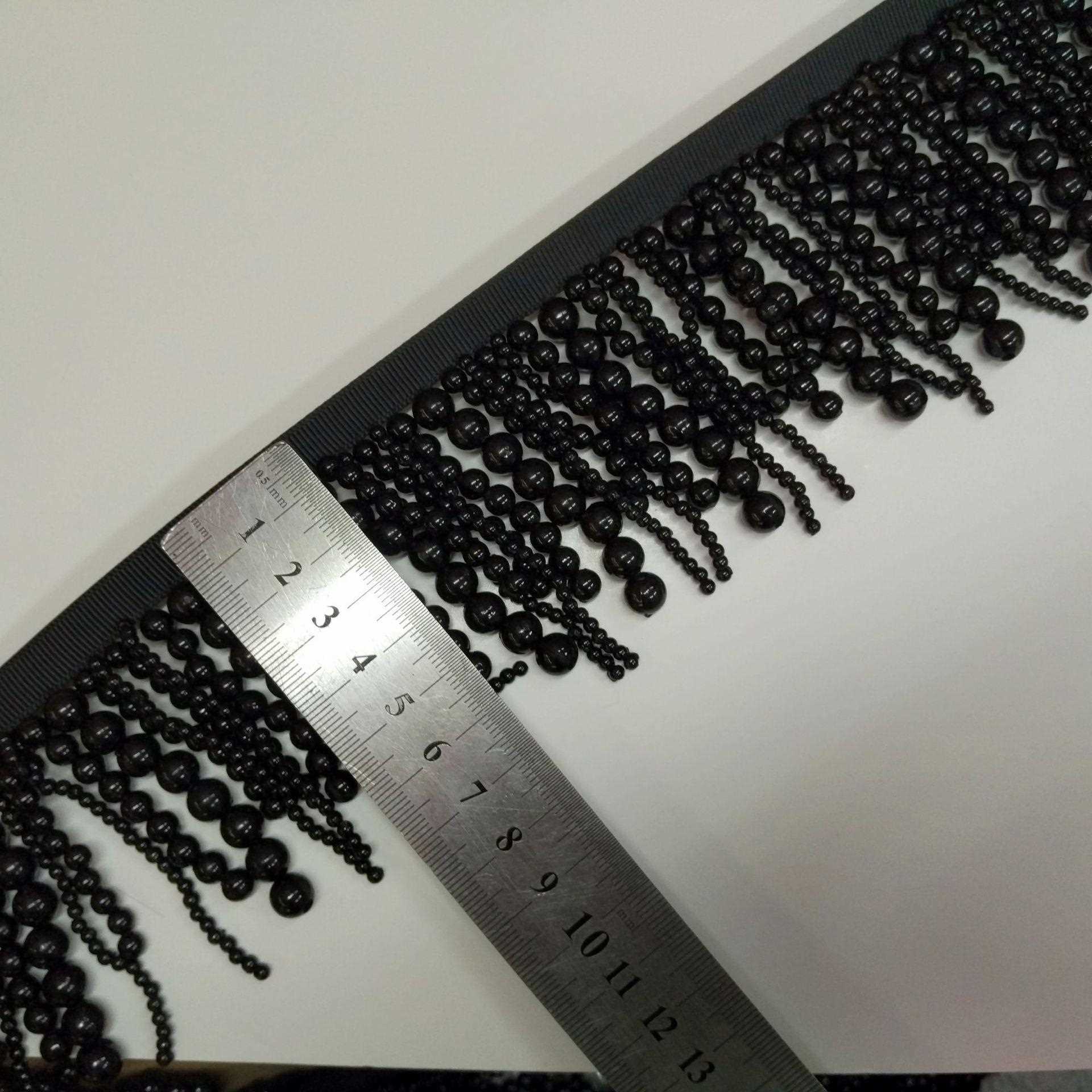 新款直销5.5cm锦纶丝彩色扫把花边手工diy创意流苏服装辅料吊穗