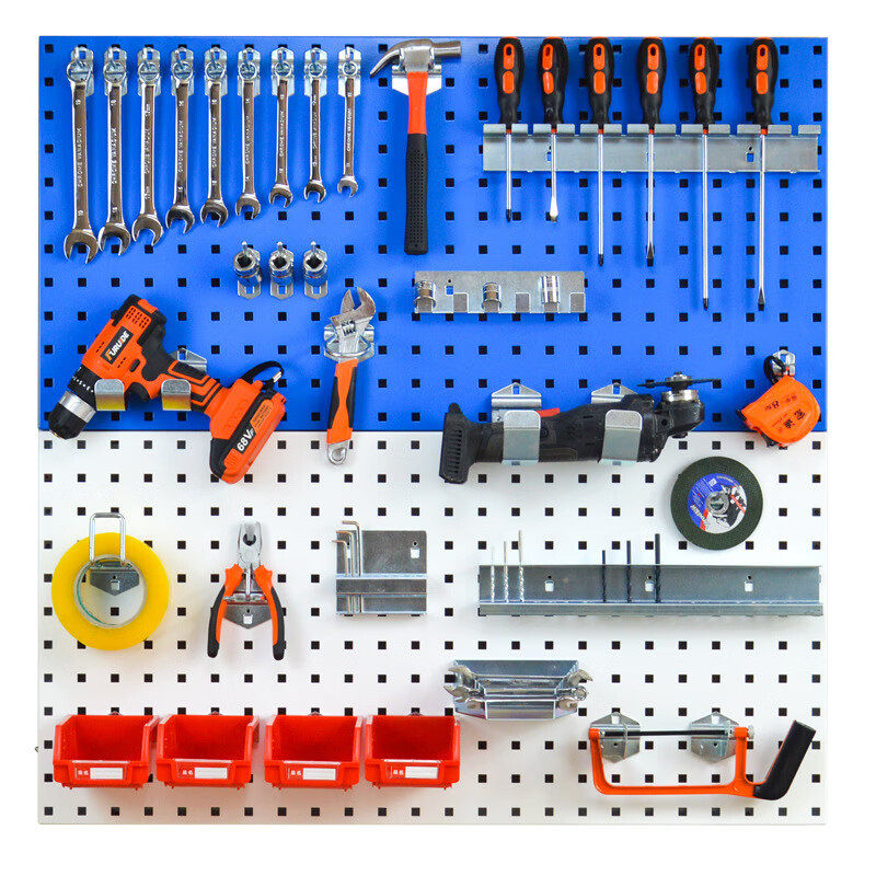 方孔挂板五金工具挂板墙面收纳洞洞板展示架挂钩工具挂架物料架子,商业/办公家具,仓储货架,淘宝优惠券,粉丝福利购,淘宝优惠卷