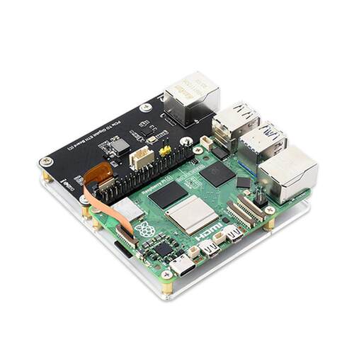 树莓派5 PCIE转千兆网口转接板 RTL8111H RJ45以太网接口扩展板