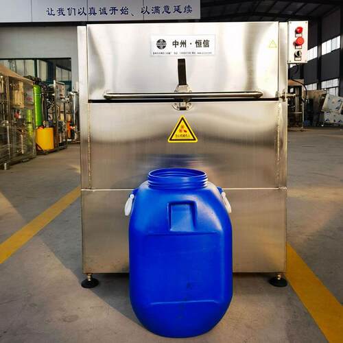 方形桶刷桶机外刷高压冲洗设备50L食品化工方型周转桶清洗机
