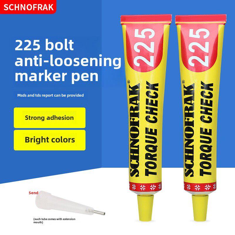 Schnofrak力矩标记膏50ml螺栓防松记号笔225螺钉记号笔