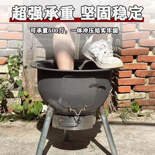户外烧大锅家用锅台一体灶台柴火火炉柴农村灶地木柴移动成型