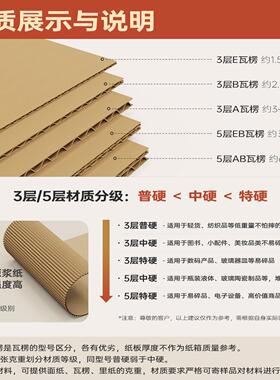 8支邮政箱半高纸箱印电商发货整包实号惠IBF江浙沪送货持订尺寸刷