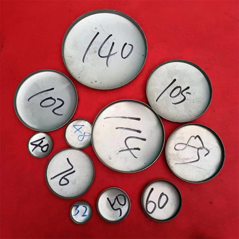 铁皮冲压圆管盖帽 立柱顶盖防水堵头 锌钢护栏盖子 铁艺定制