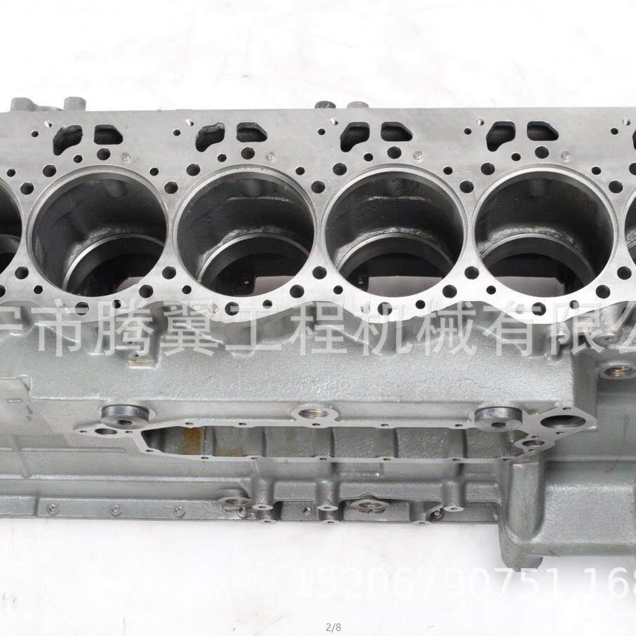适用于WA470-3装载机S6D125-1发动机缸体 6151-25-1301 济宁腾翼