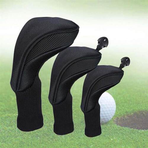 3Pcs Golf Clubs Putter Cover Head Iron Set Putter Headcover