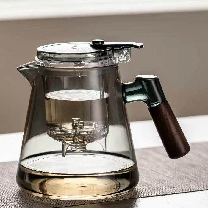 飘逸杯泡茶壶家用一键茶水分离泡茶杯2025新款耐热玻璃冲茶壶茶杯