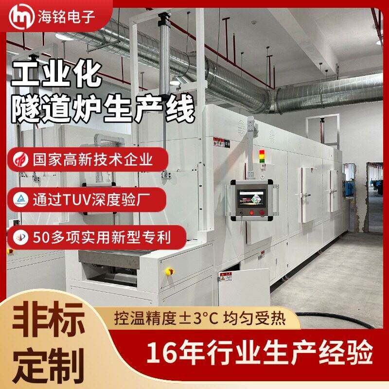 隧道炉烘干线不锈钢网带丝印油漆工业烤箱铁氟龙流水线链板输送机