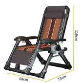 折叠躺椅午休成人结实家用懒人椅午睡单人阳台老人便携式 靠背椅子
