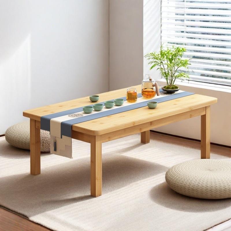 楠竹炕桌榻榻米小桌子飘窗喝茶桌写字桌儿童学习桌客厅地垫办公桌