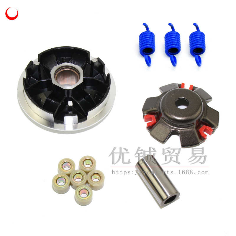 1P52 踏板车ATV150 驱动盘总主动轮普利盘改装GY6 125离合器弹簧