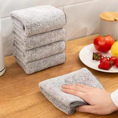 Dishcloth, kitchen-specific, for home use. It doesn't absorb