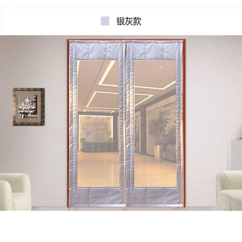 冬季保温磁铁自吸棉门帘加厚家用保暖隔音档风透明空调磁性棉新品