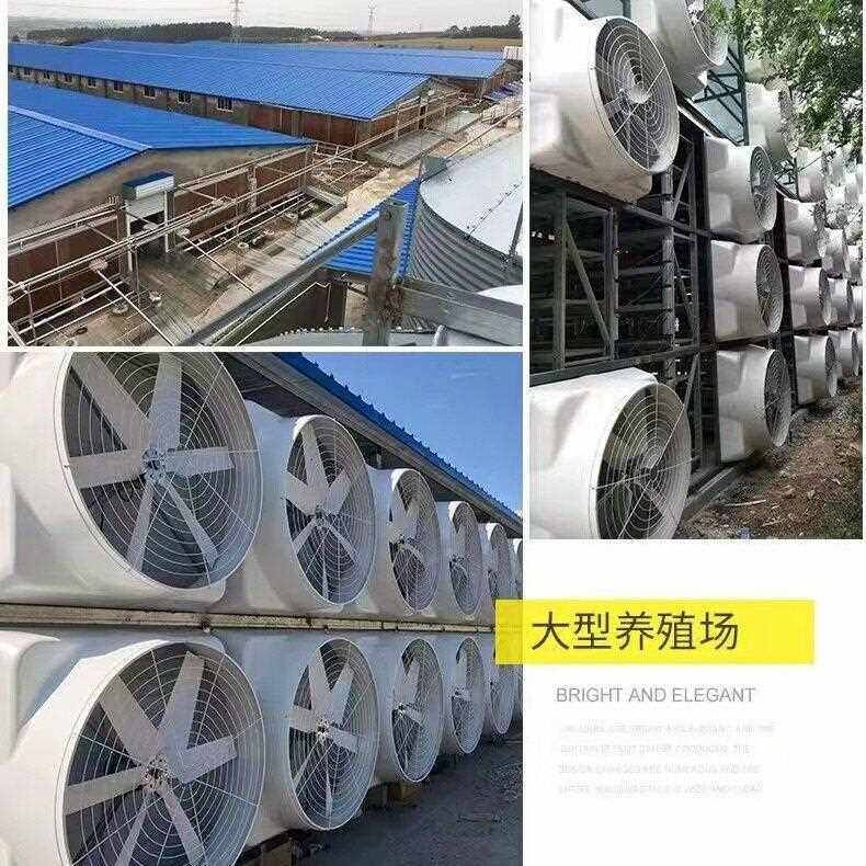 玻璃钢负压风机 温室大棚养殖场通风降温排气扇 防腐蚀轴流风机