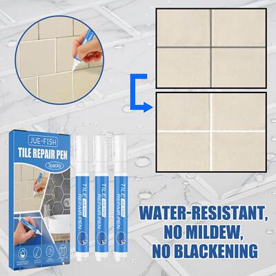 Jue Fish Tile Care Pen - Bathroom Waterproof and Mildew-Resi