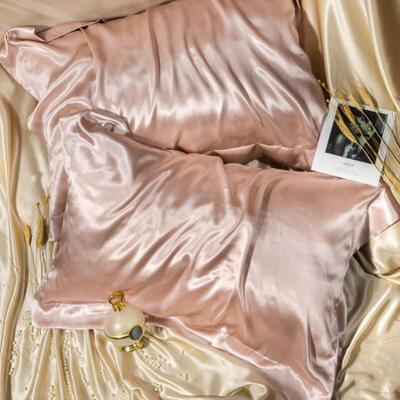Imitation silk satin Pillowcase Silky Soft Pillow Case cover