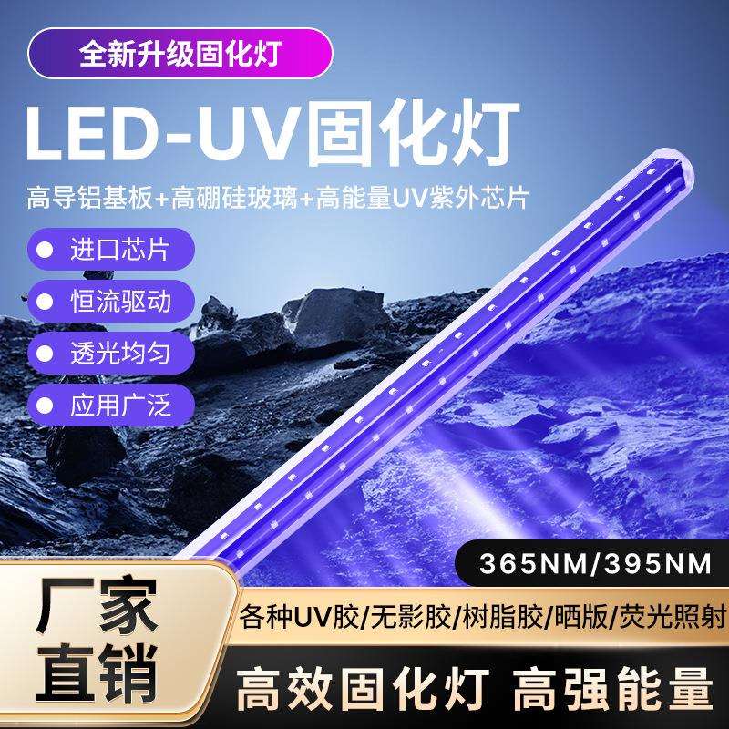 E27紫光诱虫灯管太阳能杀虫灯配件LED诱虫灯12V双波段365+395NM