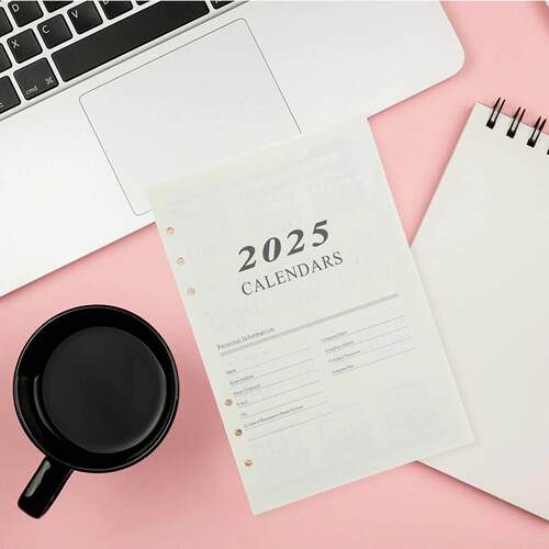 Agenda Page Daily Loose Leaf Paper Note Refill Refills