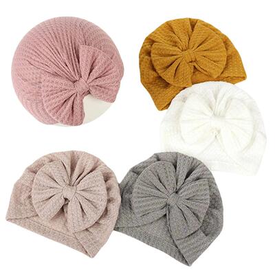 Cute Turban Hat Cap Beanie Bonnet with Big Bowknot Hospital