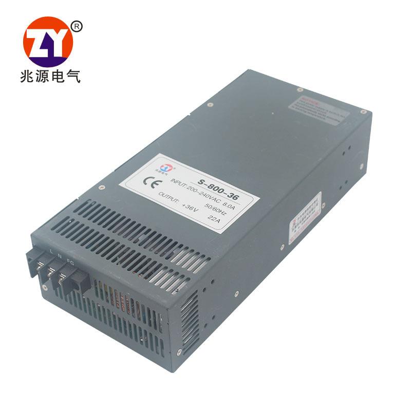 兆源大功率开关电源SCN-800-36 质保1年S-800W-36V-22A ACDC电源