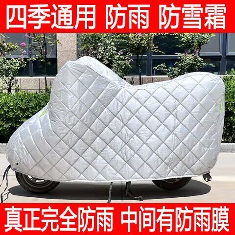 适破于爱玛TGY冰A505棉被踏用板车罩冬季动车车电衣防雨防雪霜