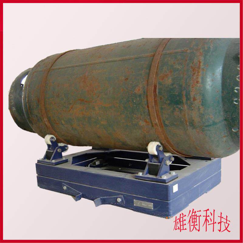 自来水厂液氯钢瓶计量电子秤 2吨大型钢瓶称重电子地磅